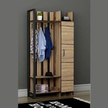 BMdekor Portmanto Pro Çırağan Antrasit