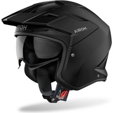 Aıroh Kombakt Color Black Matt Kask