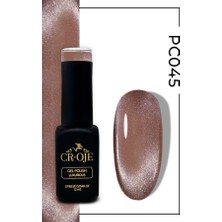 Cr-Oje Kalıcı Oje Korean Cat Eye, Inci Tanecikli Manyetik Cat Eye / Kedi Gözü PC045 (12 ML)