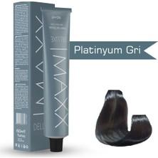 Maxx Deluxe Saç Boyası 60ml. Platinyum Gri