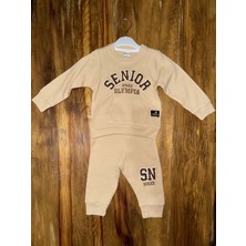 AyrStore 6-24 Aylık Kanguru Cep Senıor Takım Sütlükahve