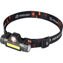 Cata CT-9120 Şarjlı Kafa Lambası 200 Lm USB LED Baş Feneri COB Işık Su Geçirmez IP44 Dağcılık Kamp Balıkçılık