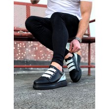 Bant Legend Kömür Beyaz Kalın Taban Casual Erkek Ayakkabı