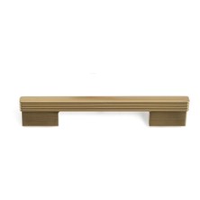 System 9290 Çizgili Modern Kulp Gold Branch Renk 128 mm