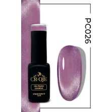 Cr-Oje Kalıcı Oje Korean Cat Eye, Inci Tanecikli Manyetik Cat Eye / Kedi Gözü PC026 (12 ML)