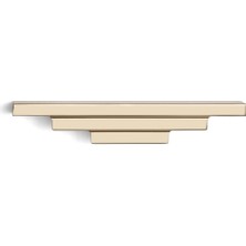 System 9429 Modern Çizgili Kulp Gold Renk 160 mm