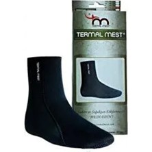 Belirtilmemiş Siyah Unisex Termal Mest Su Geçirmez 42-43 Numaralı Yumuşak Çorap