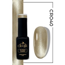 Cr-Oje Kalıcı Oje Korean Cat Eye, Kristal Efektli Manyetik Cat Eye / Kedi Gözü CR040 (12 ML)