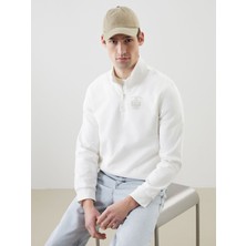 Lc Waikiki Yeni Sezon Dik Yaka Uzun Kollu Baskılı Erkek Sweatshirt