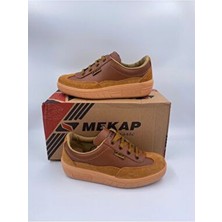 Mekap Unisex Bej Arazi Iş İnşaat Bahçe Outdoor Sağlam Hakiki Deri Ayakkabı Konforlu Tasarım