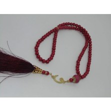 Özcan Tasarım Inci Tesbih Vav Model ( Bordo )