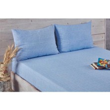 Özcan Tasarım 180 x 200 Çift Kişilik Lastikli Çarşaf Takımı - Battal Boy Çarşaf Seti