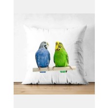 Özcan Tasarım Kuş Model Kırlent Kılıfı - Kuş Yastık Kılıfı