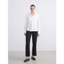 Lc Waikiki Yeni Sezon Beli Lastikli Dokulu Kadın Pantolon