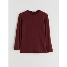 Lc Waikiki Yeni Sezon Bisiklet Yaka Kendinden Desenli Kadın Triko Kazak