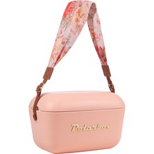 Prinkstyle Flower Classic Deri Kayışlı Coral Gold Edition Soğuk ve Sıcak Tutucu Thermo Çanta 12 Lt