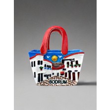 Mundy Bodrum Temalı Polyester Kabartma Magnet Buzdolabı Süsü