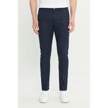Altınyıldız Classics Pamuklu Slim Fit Dar Kesim Armürlü Yan Cepli Casual Pantolon