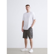 Lc Waikiki Yeni Sezon Büyük Beden Standart Kalıp Gabardin Erkek Şort