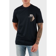 Emporio Armani Logolu Pamuklu Regular Fit Bisiklet Yaka T Shirt Erkek T Shirt EM002959 AF18312 UB118
