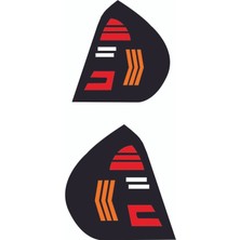 Renault Clio 2 Sedab Stop Farı LED Görünümlü Folyo Kaplama - Stop Kaplama -Model 1