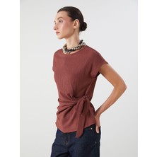 Lc Waikiki Yeni Sezon Bisiklet Yaka Dokulu Fiyonklu Bluz