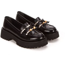 Kadın Toka Detaylı Kalın Taban Loafer 4059
