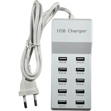 10 Port Çoklu USB Şarj Devresi