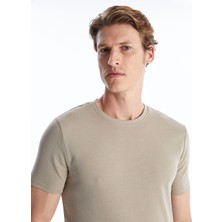 Lc Waikiki Yeni Sezon Bisiklet Yaka Penye Erkek Tişört