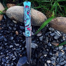 Alsepeteavm Ejderha Desenli Kamp Çakısı