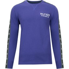Tommy Hilfiger 09T4087-492 Erkek Sweatshirt Lacivert