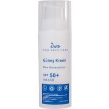 Doa New Generation Güneş Kremi SPF 50+ Yağlı Ciltler İçin Nemlendirici Özellikli 60 ml