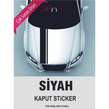 Master Desıgn Dennison Sticker Ön Kaput Siyah 068