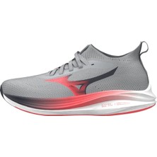 Mizuno Neo Zen Erkek Koşu Ayakkabısı Gri / Kırmızı