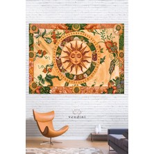 Kaliteli Kumaş , Canlı Renkler Duvar Örtüsü Duvar Halısı Wall Tapestry