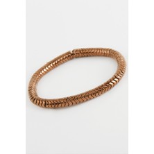 Ds-Derin Hematit Doğaltaş Bileklik-Roz