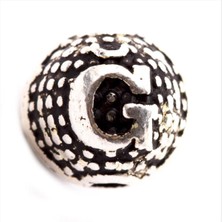 Ds-Derin 8 mm Metal Harf  Metal Tesbih Harfi -Ğ