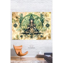 Kaliteli Kumaş , Canlı Renkler Duvar Örtüsü Duvar Halısı Wall Tapestry
