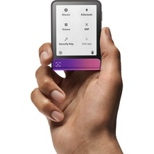 Ledger Flex Nebula Kızılı Kripto Donanım Cüzdanı ve Recovery Key