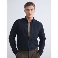 Lc Waikiki Yeni Sezon Slim Fit Uzun Kollu Çizgili Erkek Gömlek