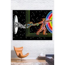 Vendini Psychedelic Sanat Duvar Halısı Duvar Örtüsü Wall Tapestry