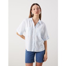 Lc Waikiki Yeni Sezon Modal Karışımlı Oversize Kadın Gömlek