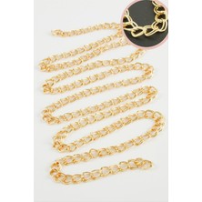 Ds-Derin 7 mm Çift Zincirli 1 Metre-Sarı