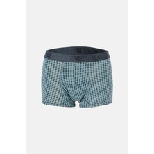 Siyah 5210 Desenli Pamuk Boxer