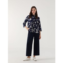 Lc Waikiki Yeni Sezon Beli Lastikli Puantiyeli Kadın Pantolon