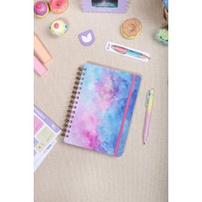 A5 Süresiz Haftalık Planlayıcı Spiralli Kuşe Kapak - Renklerin Dansı