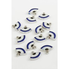 Ds-Derin Göz Tek Kulp Mineli Bileklik ve Kolye Ucu Aparatı 1 Adet-Turkuaz