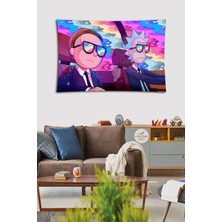 Rick And Morty Duvar Örtüsü Duvar Halısı Tapestry Halısı