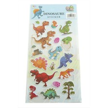 Ds-Derin Dinazor Kabartmalı Sticker-Mavi