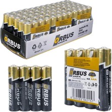 Orbus ORB-LR03-4B 1.5V Aaa 60 Adet Alkalin Ince Kalem Pil
